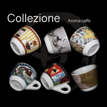 Tazzine da caffè artigianali colorate
